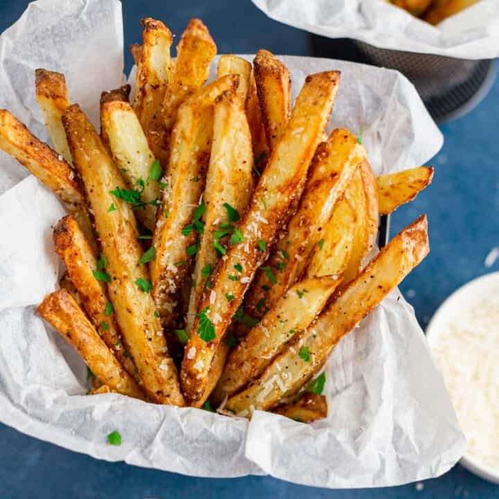 Air Fryer French Fries With Parmesan