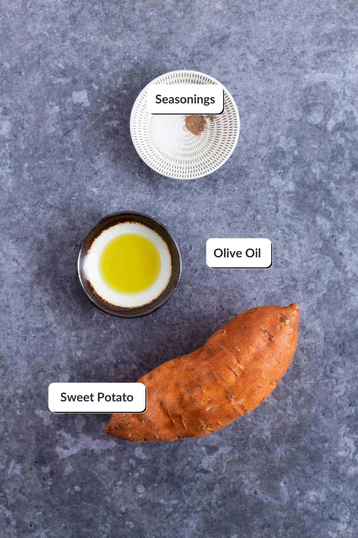 baked sweet potato ingredients