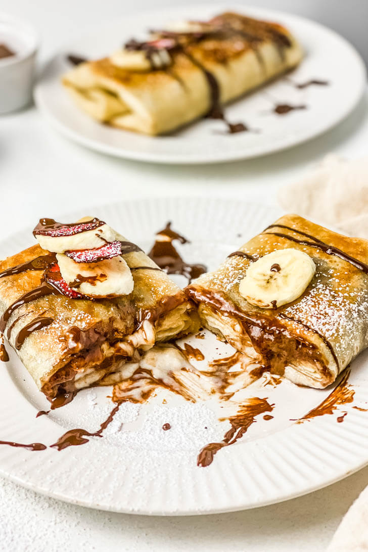 Nutella Banana Cheesecake Chimichangas