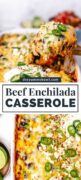 Beef Enchilada Casserole step by step