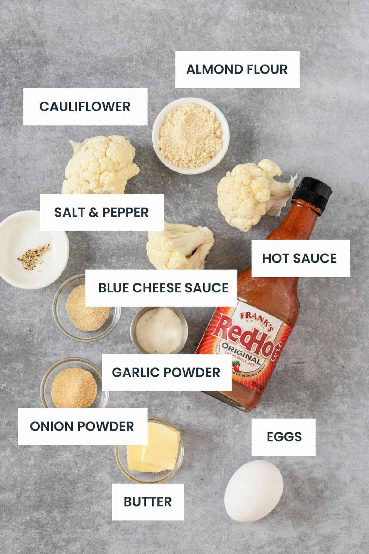 Buffalo Cauliflower Bites Ingredients