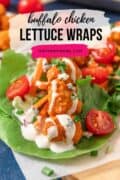 Buffalo Chicken Lettuce Wraps