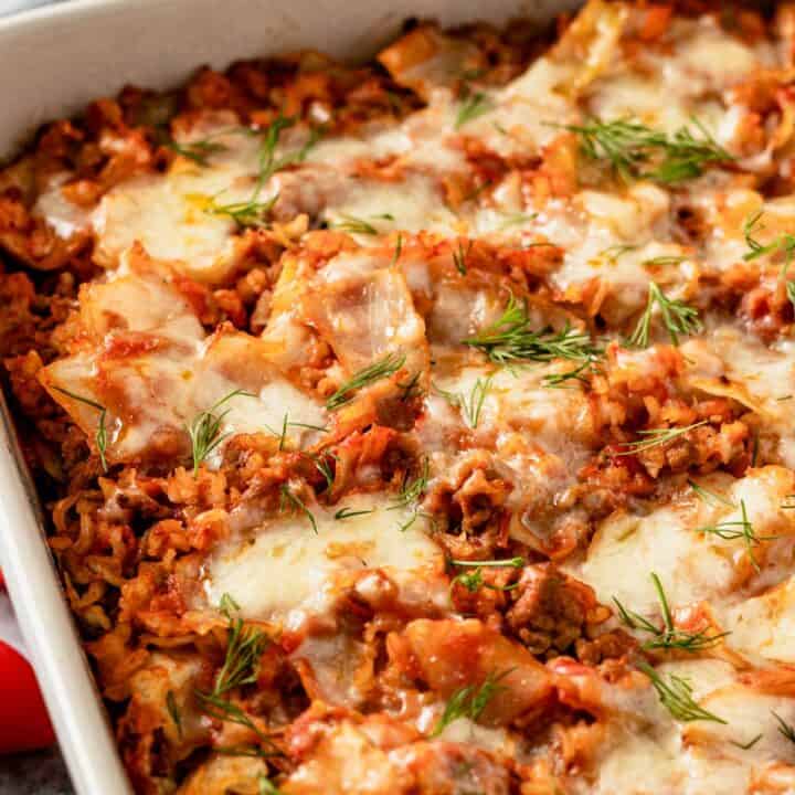 cabbage casserole.