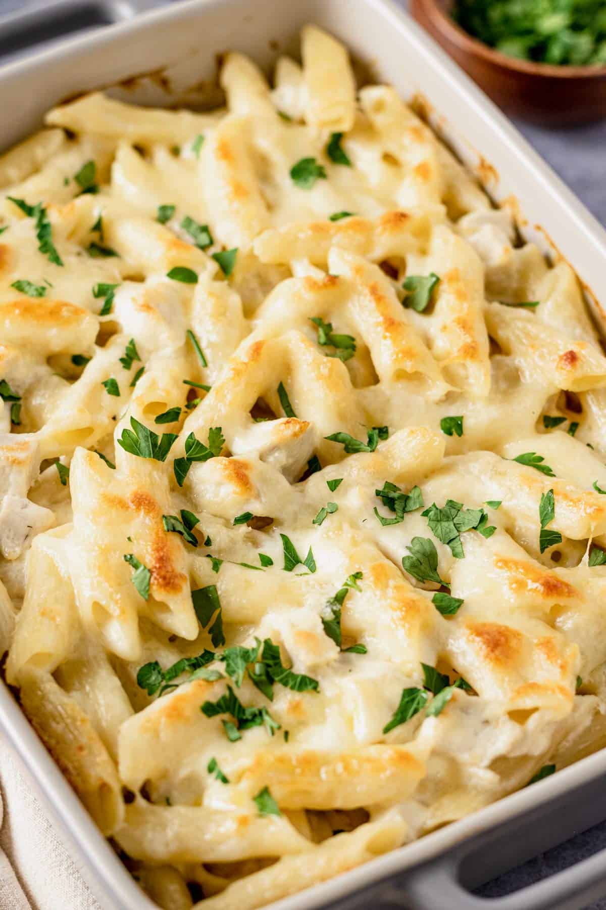 Gluten Free Chicken Alfredo Bake