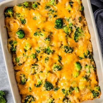 Easy Chicken Broccoli Rice Casserole