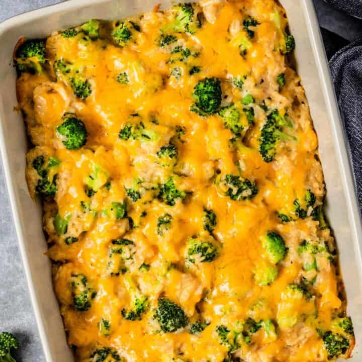 chicken broccoli rice casserole.