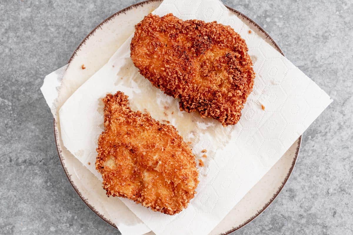 fried chicken breast in panko