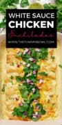 Chicken Enchilada White Pinterest image