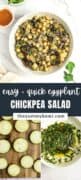 Eggplant Chickpea Salad