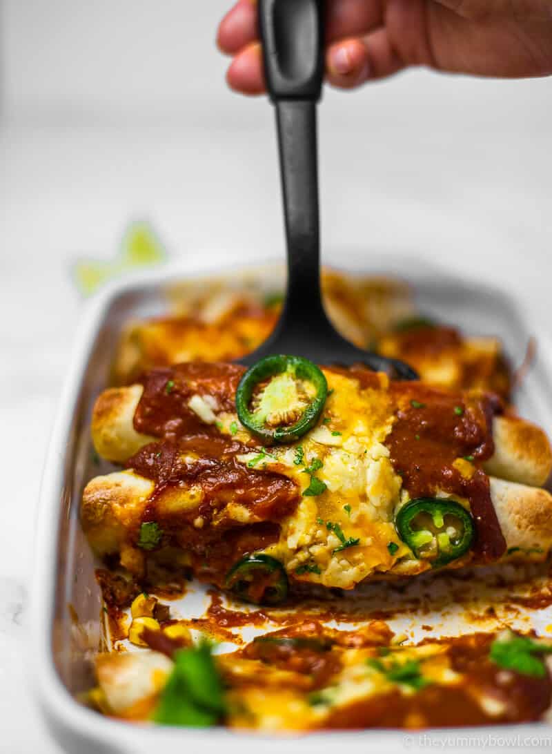 EasyEasy Vegetarian Enchilada