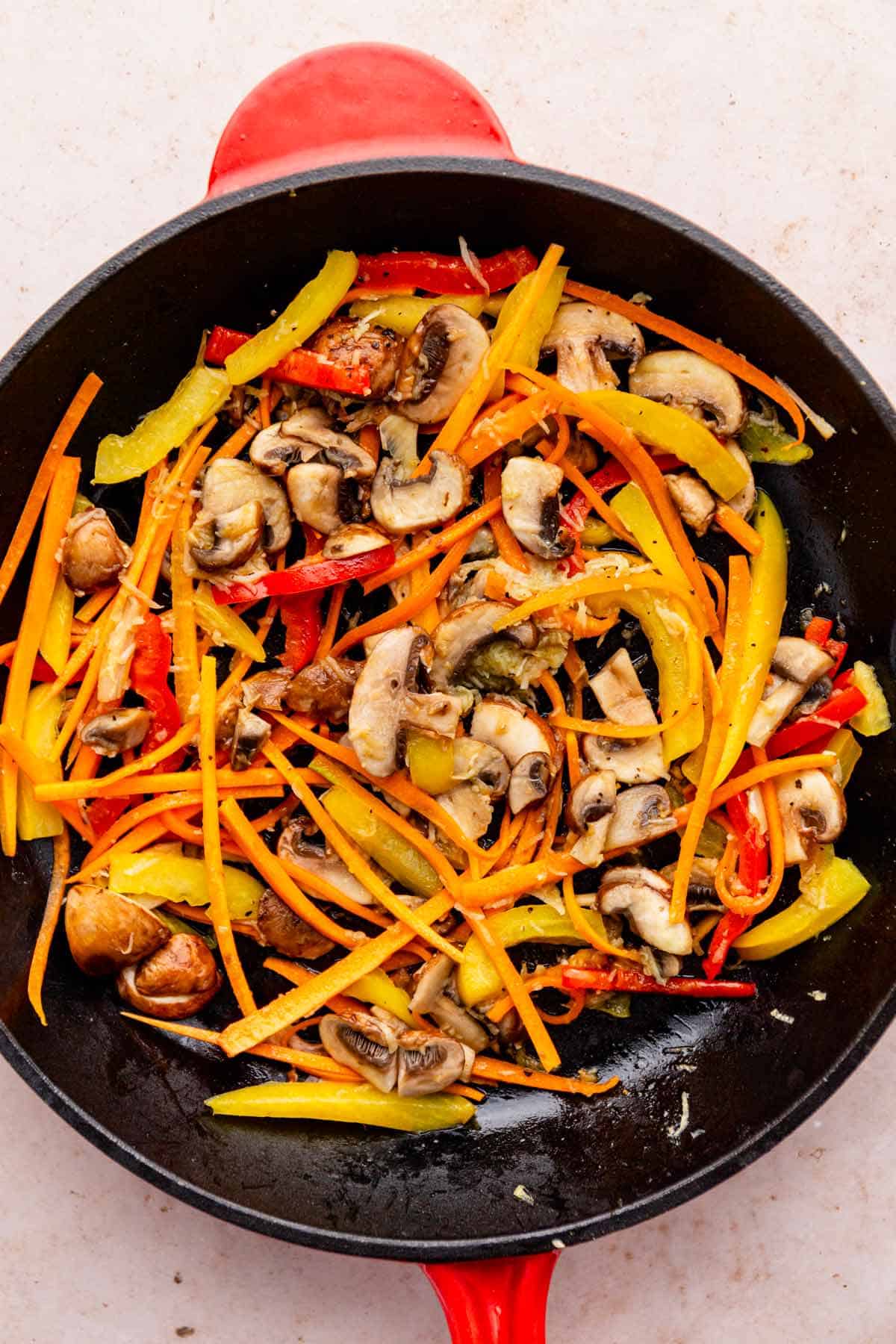 veggie stir fry skillet.