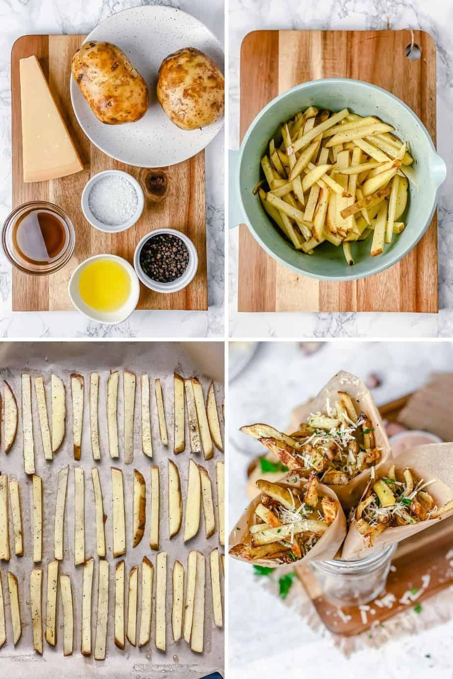 This recipe for Homemade Parmesan Truffle Fries is so good, no frying, easy and quick! Paired with delicious sweet paprika dipping sauce makes it a beautiful lazy evening dinner meal. The Yummy Bowl