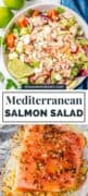 Mediterranean Salmon Salad pinterest image