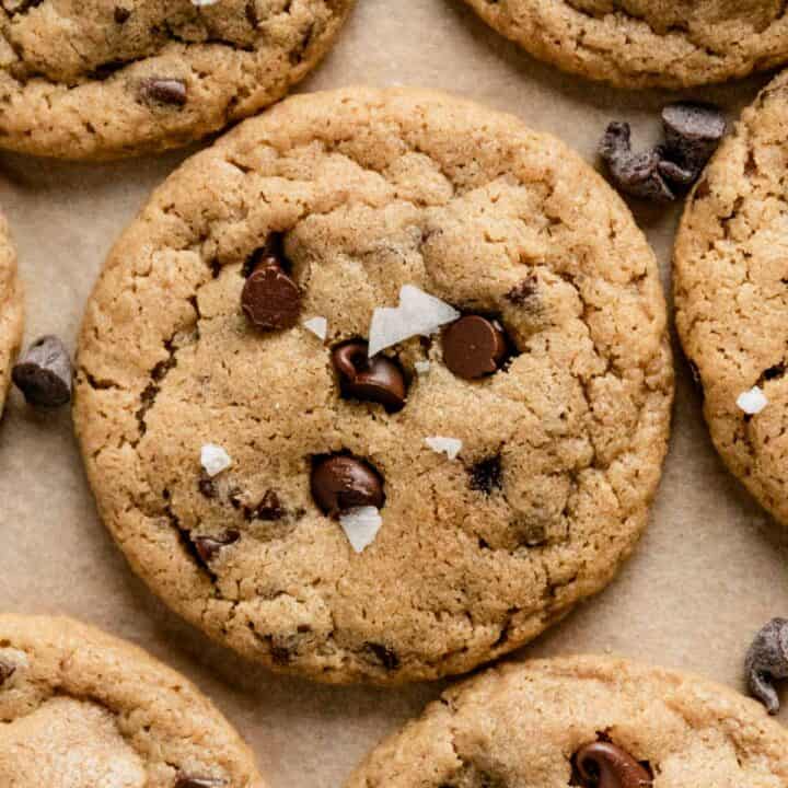chewy mini chocolate chip cookies