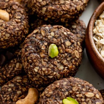 no bake chocolate oatmeal cookies with nuts