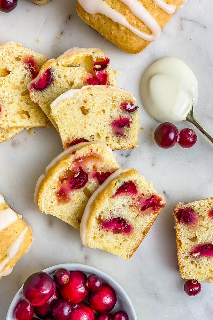 Cranberry Orange Mini Loaves Breads (Gluten-Free)