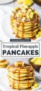 Pineapple Pancakes (Pina Colada Pancakes) | Gluten free