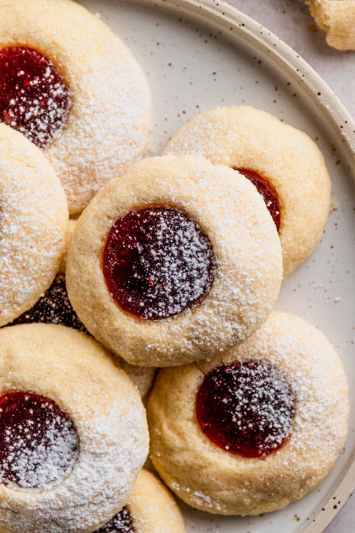 Easy Thumbprint Cookies With Jam ( Vegan, Gluten Free, Dairy Free )