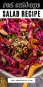 red cabbage salad.