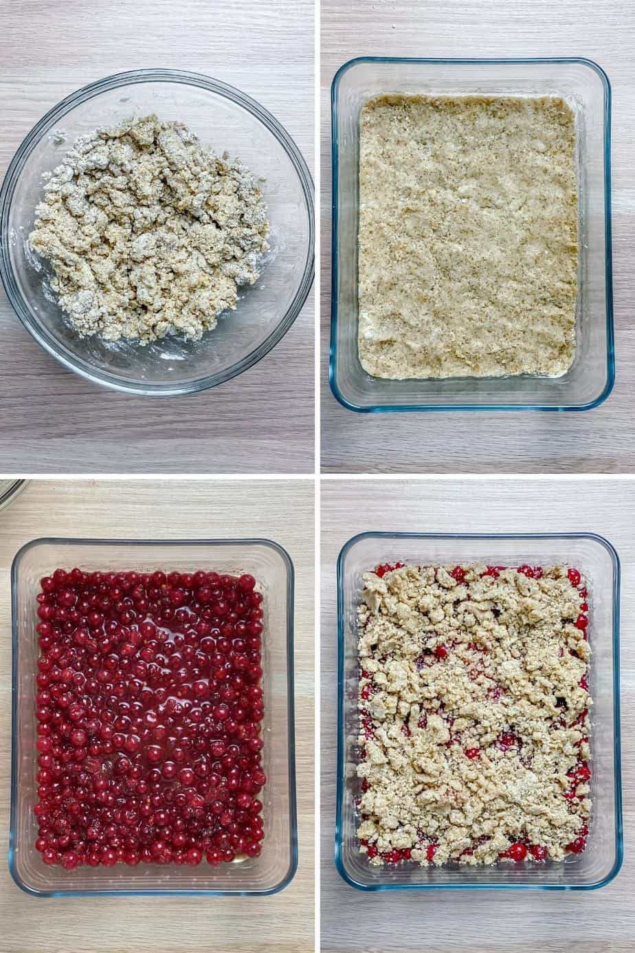 These Red Currant Crumble Bars are gluten free, super easy summer berry recipe that you can whip up in only few minutes. Serve them for dessert, breakfast or enjoy as a delicious snack during the day. - The Yummy Bowl