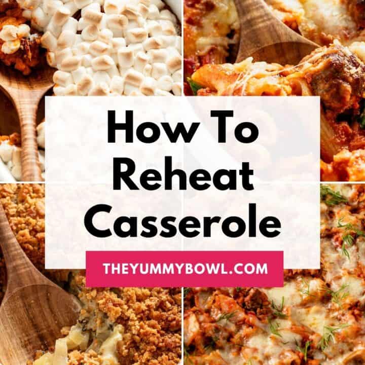 how to reheat casserole easy in oven.