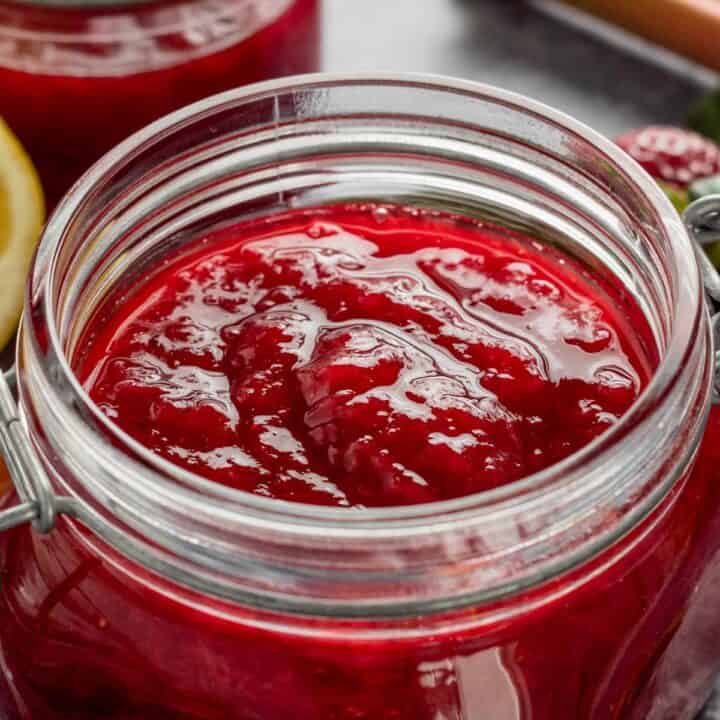 rhubarb jam.