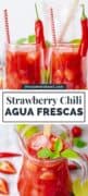 Strawberry Agua Fresca with Chili