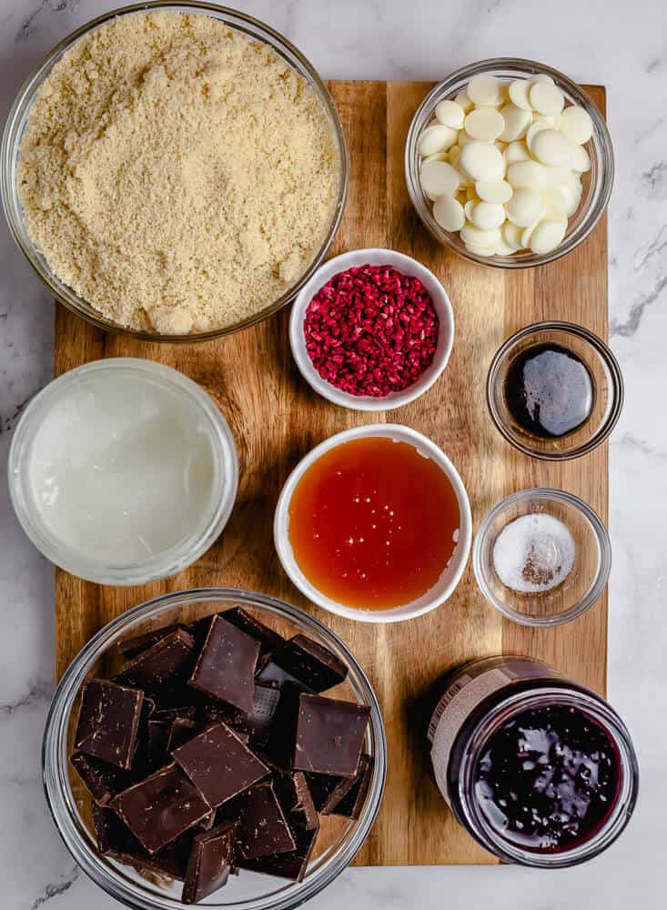 Thumbprint Cookies with Jam and Chocolate (Vegan, Gluten-free, Dairy-Free)