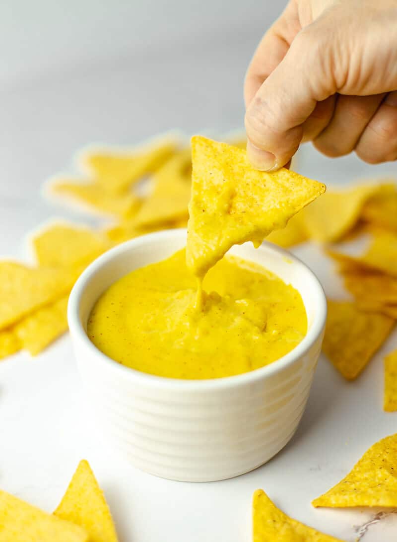 Vegan Homemade Nacho Cheese