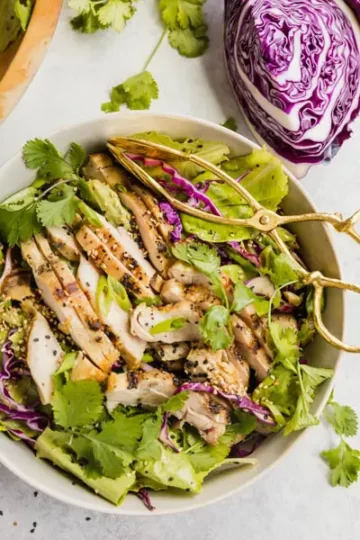 sesame-chicken-salad-tahini-Ketofocus